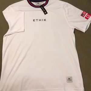 RARE Ethik warmup soccer jersey NWT!